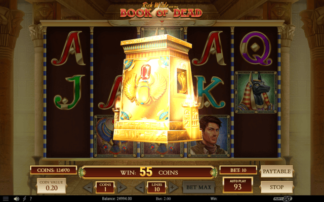 Die begehrten Freispiele Bonusrunde in Book of Dead